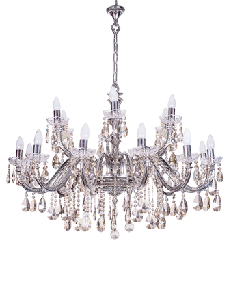 Online India Home Interior Luxury Decorative Fancy Light - Emerald Chandelier Light - SZ Silver 18 Light Brass Crystal Chandelier