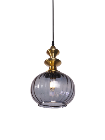Online India Home Interior Luxury Decorative Fancy Light - Emerald Pendant Light - Contemporary Mystic Smoke Marble Globe Glass Pendant Light