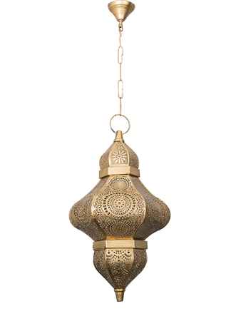 Online India Home Interior Luxury Decorative Fancy Light - Emerald Pendant Light - Moroccan Gold Hanging Pendant Light