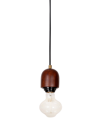 Online India Home Interior Luxury Decorative Fancy Light - Emerald Pendant n Hanging Light - Modern Wooden Single Hanging Lamp