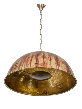 Online India Home Interior Luxury Decorative Fancy Light - Emerald Pendant n Hanging Light - Drip Large Dome Steel Hanging Light