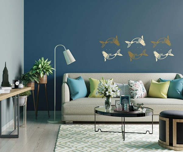 Asian Paints Aqua Stencil Wall Paint Crystal Peak