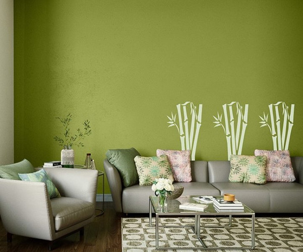 Asian Paints Bamboo Stencil Wall Paint Spring Bud