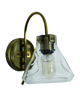 Online India Home Interior Luxury Decorative Fancy Light - Emerald Wall Light - Conical Flask Antique Wall Sconce