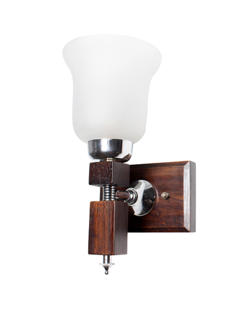 Online India Home Interior Luxury Decorative Fancy Light - Emerald Wall Light - Martin Crown Wood Single Wall Light