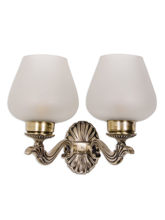Online India Home Interior Luxury Decorative Fancy Light - Emerald Wall Light - Allure Small Double Wall Sconce