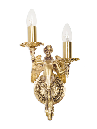 Online India Home Interior Luxury Decorative Fancy Light - Emerald Wall Light - Mermaid cast brass wall sconce