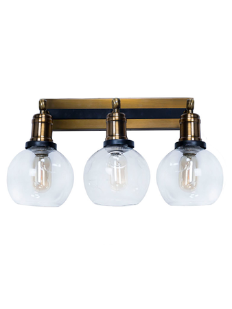 Online India Home Interior Luxury Decorative Fancy Light - Emerald Mirror Light - Contemporary Industrial 3 Globes Vanity Mirror Light