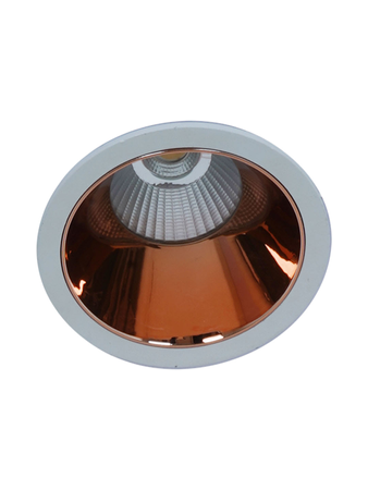 Online India Home Interior Luxury Decorative Fancy Light - Emerald Ceiling Light - Recessed Round Copper Finished 84mm 12W Warm White Aluminium LED Ceiling Lamp Light