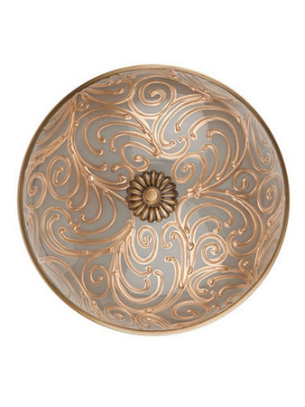Online India Home Interior Luxury Decorative Fancy Light - Emerald Ceiling Light - Hand Painted Jaipuria Brass Ceiling Lamp - Large