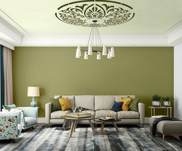 Asian Paints Ankara Stencil Wall Paint Rich Tan