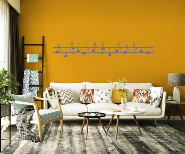 Asian Paints Raga Stencil Wall Paint Oriental Blue