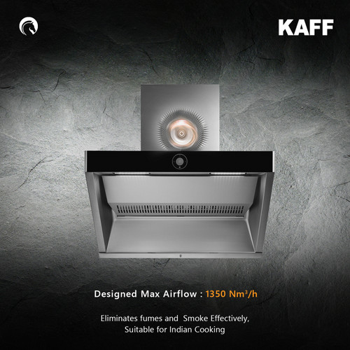 Kaff - HOOVER 90 -Touch Control Chimney - Filter-Less Technology - Chimney