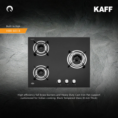 Kaff  Hobs -  HBR 603 B  - 3  Gas Burner
