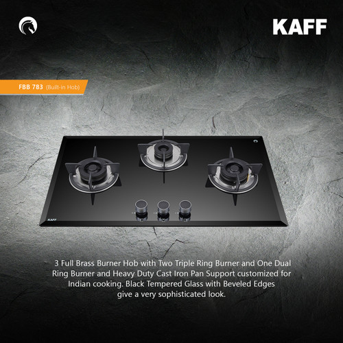 Copy of Kaff  Hobs -  FBB 783  - 3  Gas Burner