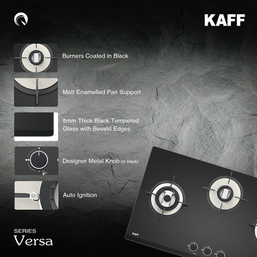 Kaff  Hobs - VRH 783  - 3 Brass Burners