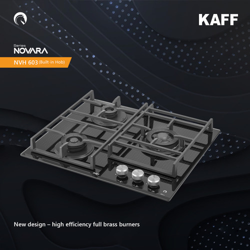 Kaff  Hobs - NVH 603 - 3 Brass Burners