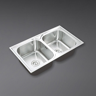 Kaff Sink - KS85 DB - Stainless steel - Double bowl