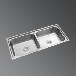 Kaff Sink - KSD 115 DB - Stainless steel - Double bowl