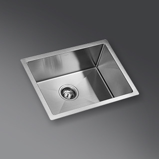 Kaff Sink - KS 533 SB (R10) - Stainless steel - Single bowl without drain