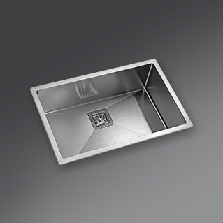 Kaff Sink - KS71 SB (R10) - Stainless steel - Single bowl