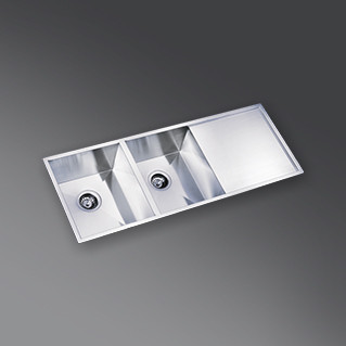 Kaff Sink -  KS 115 DBD (R10) -  stainless steel -  double bowl