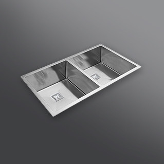 Kaff Sink -   KS 940 DB (R10) - Stainless steel - double bowl