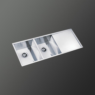 Kaff Sink -  KS 6074 DBD - stainless steel -  double bowl