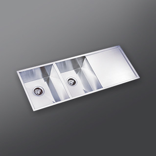Kaff Sink -   KS 140 DBD (R0) - stainless steel -  double bowl