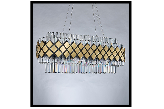 Elegance Series - Slick Crystal Chandelier